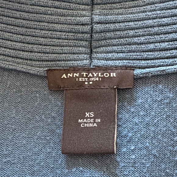 Ann Taylor Deep Teal Cardigan - Picture 2 of 2